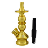 Stem Narguile Zeus Single Pequeno Dourado Barato