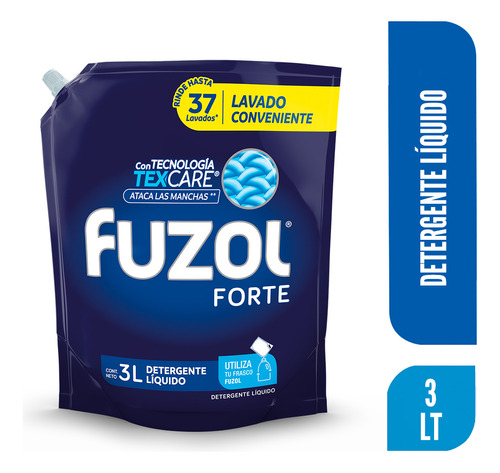 Detergente Liquido Fuzol Forte 3lt(1uni)super