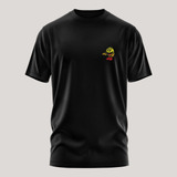 Remera 100% Algodón Unisex Con Bordado Pacman