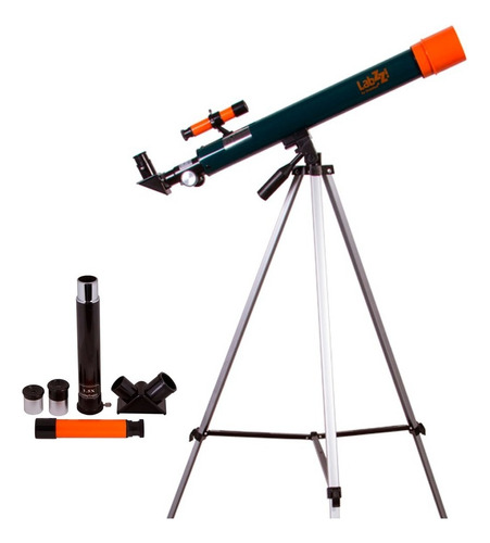 Telescopio Para Niños Levenhuk Labzz T2 50mm 100x Color Verde Oscuro