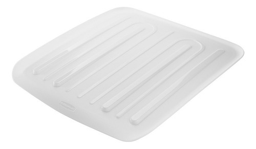 Bandeja Para Escurridor De Platos Rubbermaid Pq Tabla Locero Color Blanco