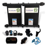 Kit 17 Placas 3mt - 15m² Aquecedor Solar Piscinas Rosca F