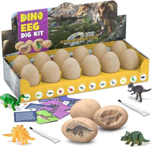 Huevos De Dinosaurio Excavación Kits, Juguetes De Dinosaurio