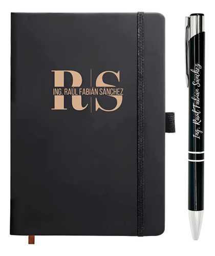 Libreta + Pluma Personalizados Laser Para Regalo | MercadoLibre