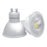 Lampara Dicroica Led 7w Gu10 Dimerizable Macroled Blanco Cálido 100v/240v