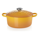 Panela Redonda Le Creuset 22cm Signature Cor Amarelo Néctar