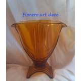 Florero Art Deco Color Ambar