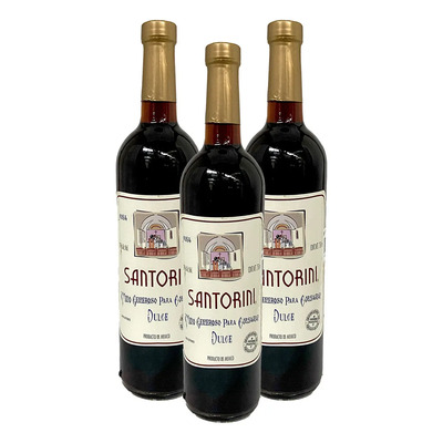 Tripack Vino Generoso Para Consagrar Santorini 750 Ml | Envío gratis