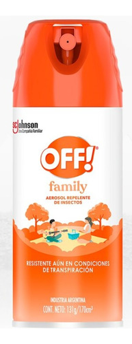 Repelente Off ! Naranja Family En Aerosol 