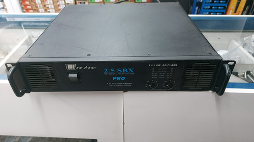 Amplificador Machine Sbx 2.5 Pró 1400w/2ohms Semi Novo Par