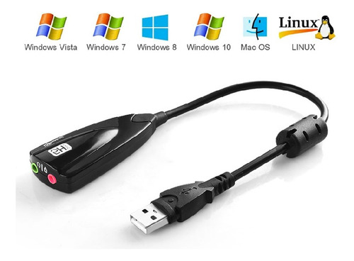 Tarjeta De Sonido Por Usb 7.1 Pc