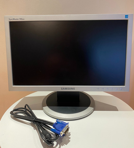 Monitor Samsung Syncmaster 740nw Lcd 17  Widescreen Vga