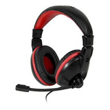 Fone De Ouvido Headset Gamer Sate Preto/vermelho Ae-265