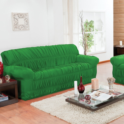 Capa Elasticada Para Sofa De 3 E 2 Lugares Malha Gel Premium