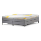 Rosen Cama Europea Forward Super King 200 X 200 Cm Color Gris