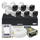 Kit Cftv Intelbras 6 Câmeras Vhc 1120 Mhdx 1008c 1 Tb Purple