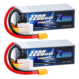 Zeee 6s Lipo Battery 2200mah 22.2v 120c Batería De Caja Blan