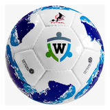 Pelota De Futsal Wolfi Pro Nº 4 Medio Pique Cocida Azul 