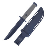 Cuchillo Táctico Comando Funda Rígida Ejercito Acero Inox