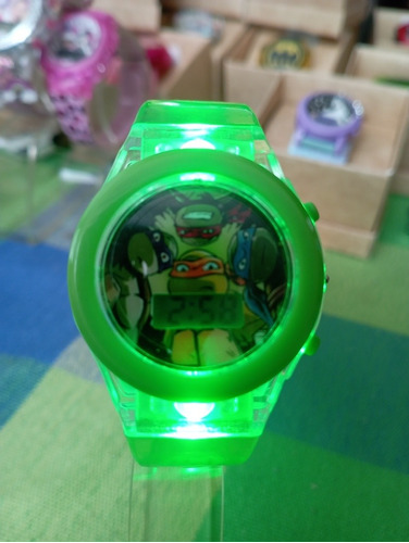 Reloj De Tortugas Ninja, Usado, Original