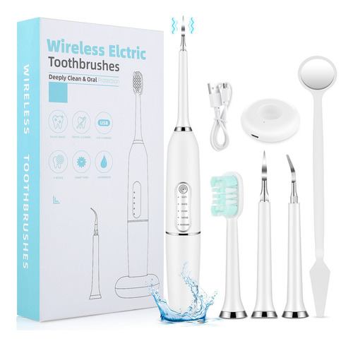 Kit De Cepillo De Dientes Eléctrico Para Limpieza De Sarro