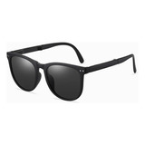 Gafas De Sol Plegables Fotosensibles Color Negro