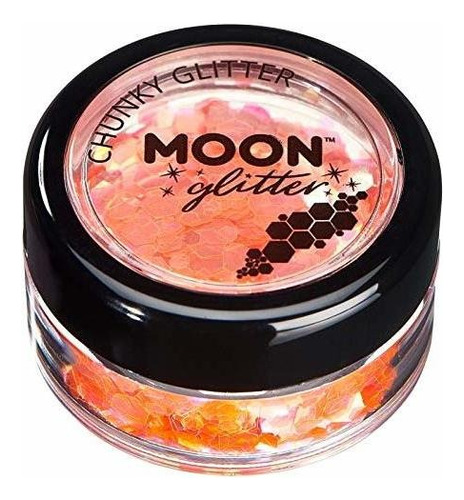 Cuerpo Brillos Corporales Moon Glitter Iridescent Chunky