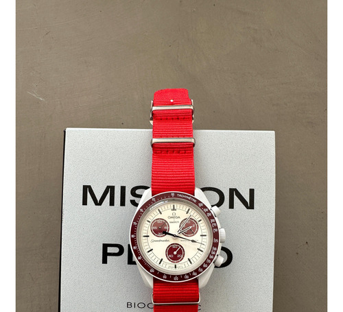 Reloj Omega Swatch Speedmaster Mision To  Pluton