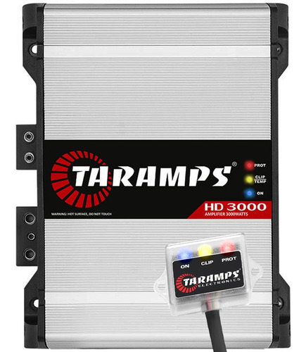 Módulo Taramps 3000w Hd 3000 Amplificador 1 Canal 2 Ohms Som