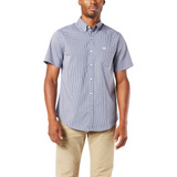Camisa Short Sleeve Signature Classic Fit Comfort Flex Shirt