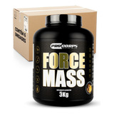 Combo - Hipercalórico 6unid Force Mass 3kg Pro Corps Sabor Banana Com Canela