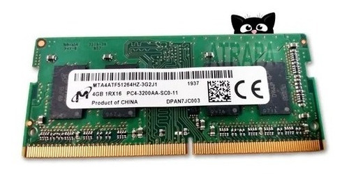 Memoria ( 4gb Ddr4 3200mhz ) Micron Notebook Pull New C
