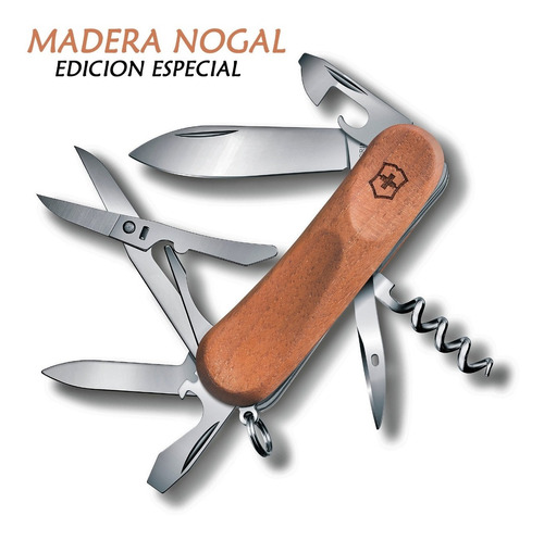 Navaja Suiza Victorinox Evolution Wood Edicion Madera Nogal