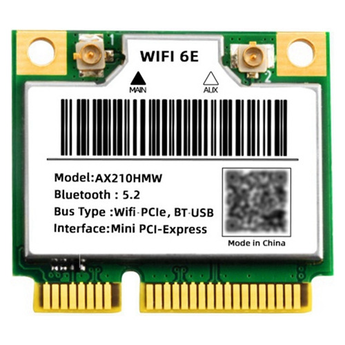 Tarjeta Wifi 6e Ax210hmw Pcie Wifi 6 Wifi Para Ax210 5374mbp