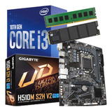 Combo Actualizacion Pc Intel I3 10100 + Mother 8gb Nvme240