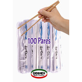 Palitos Chinos  X 100 Pares  Bambu Premium