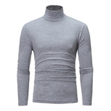 Sudadera Térmica Deporte Para Hombre Con Cuello Alto Tortuga