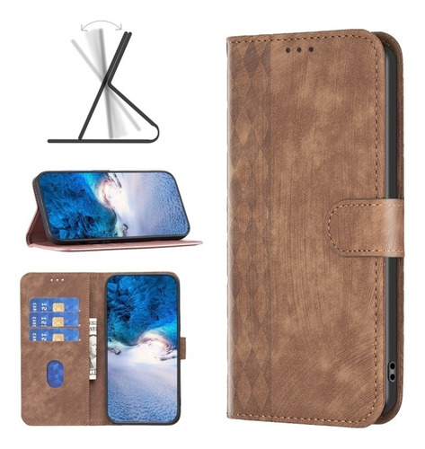 Funda De Cuero Retro Elegante For Xiaomi Redmi, Duradera