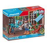 Figura Armable Playmobil City Life Taller De E-bicicletas 45 Piezas 3+