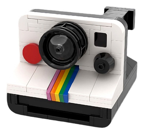 Brinquedo De Bloco De Câmera Moc Polaroid Onestep Sx-70