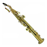 Saxofón Silvertone Soprano Laqueado Recto Slsx007 Sib