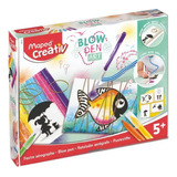 Blow Pen Art String Marcadores Aerografo Maped Creativ