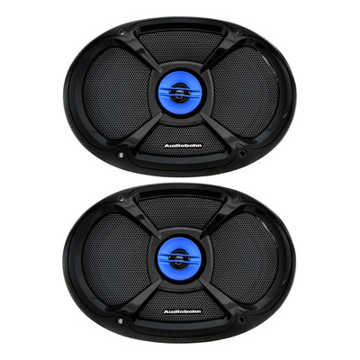 Juego De Bocinas 4x6 Pulgadas 2 Vías Audiobahnas46m Color Negro | Envío gratis