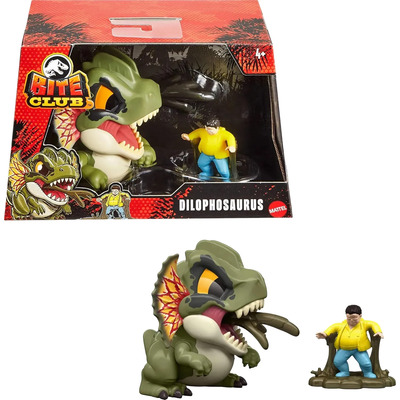 Jurassic World Bite Club Dilophosaurus Jurassic Park, Mattel | Envío gratis