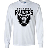 Las Vegas Raiders Playeras Manga Larga Hombre Y Mujer #05