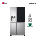Refrigerador Inverter Insta View 637l LG Ls66sxsc Color Plateado