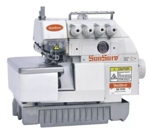 Maquina De Coser Sunsure Overlock 4 Hilos Bajo Consumo 747d 