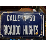 Antiguo Cartel Enlozado Bombe Ricardo Hughes 25x33