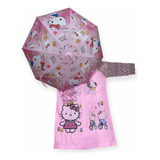 Piloto Y Paragua Impermeable Importado Infantil Hello Kitty