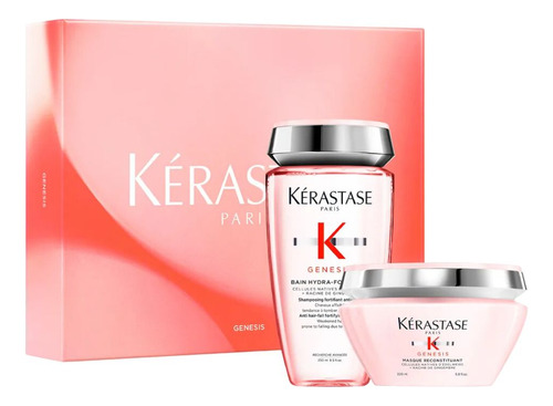  Kit Kérastase Genesis - Shampoo 250ml + Máscara 200ml